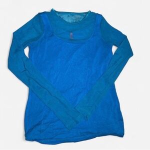 Women's Long Sleeve Top + Mesh